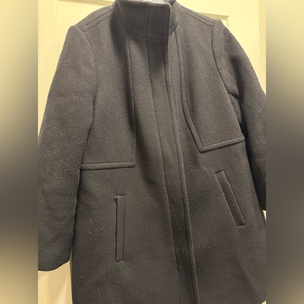 Talbots Black Pea Coat